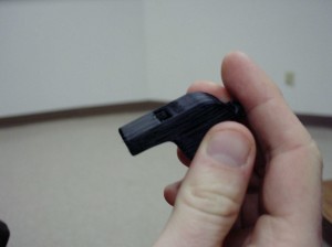MakerBot Printed Whistle