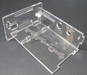 Clear Raspberry Pi Case Assembly