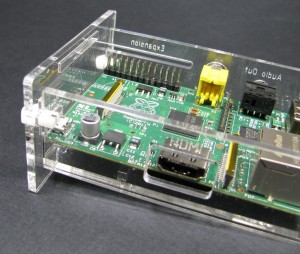 Clear Raspberry Pi Case Assembly