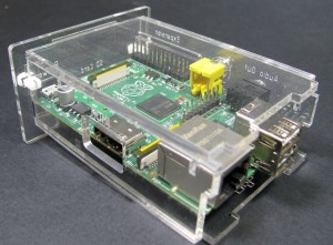 Clear Raspberry Pi Case Assembly
