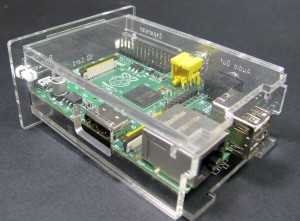 Clear Raspberry Pi Case Assembly